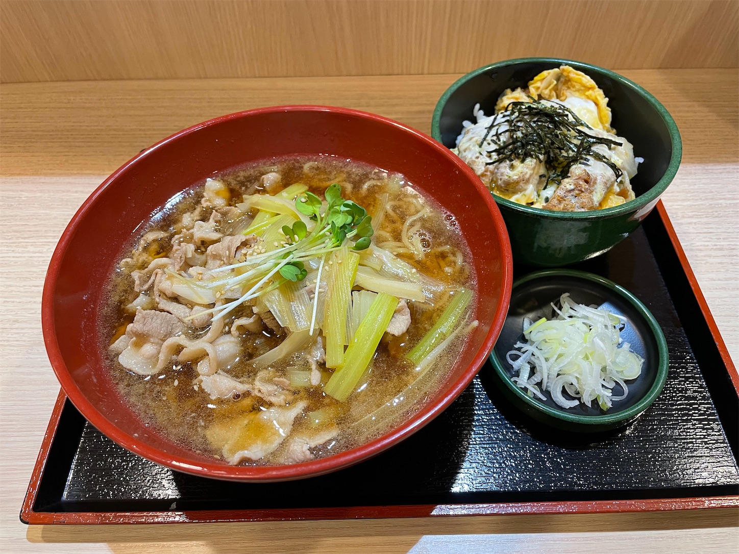 青森県八戸市/ゆで太郎さんの豚バラ葱中華そばを食べて来ました