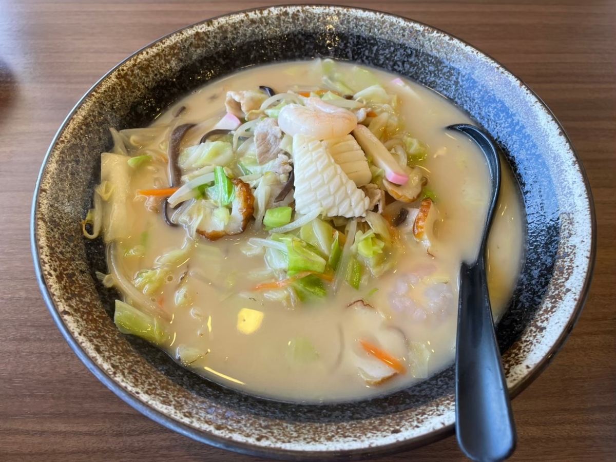 愛知県阿久比町にある子ども連れで長崎ちゃんぽん・皿うどん・中華料理が食べられる飲食店「長崎ちゃんぽん大将」の長崎ちゃんぽん