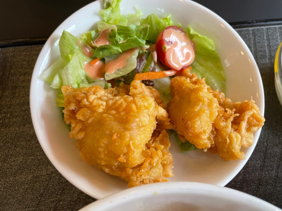 赤ちゃん・子ども連れでいける愛知県半田市にある人気の中華料理店、中国料理久田のランチメニュー・からあげ