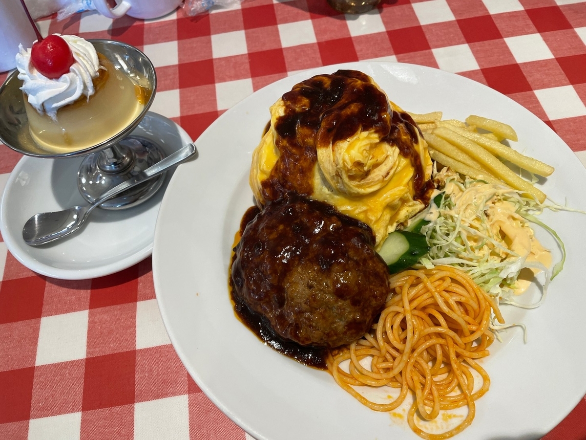 愛知県東浦町にあるイオン東浦の子連れランチができる昭和レトロな喫茶店ピノキオのランチメニュー・ピノキオプレート