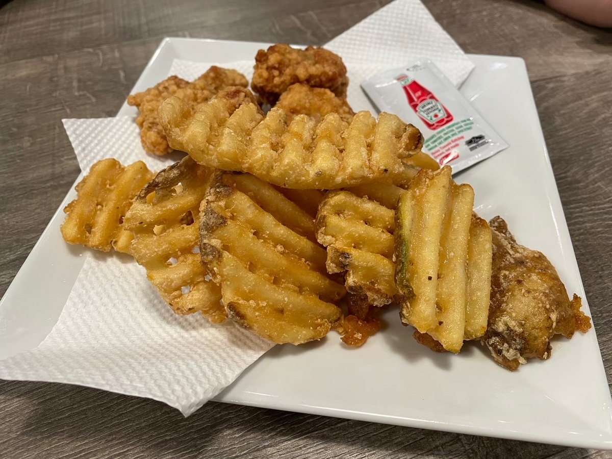 ららぽーと愛知東郷で赤ちゃんや子ども連れでランチができるE＆A CAFEのポテト