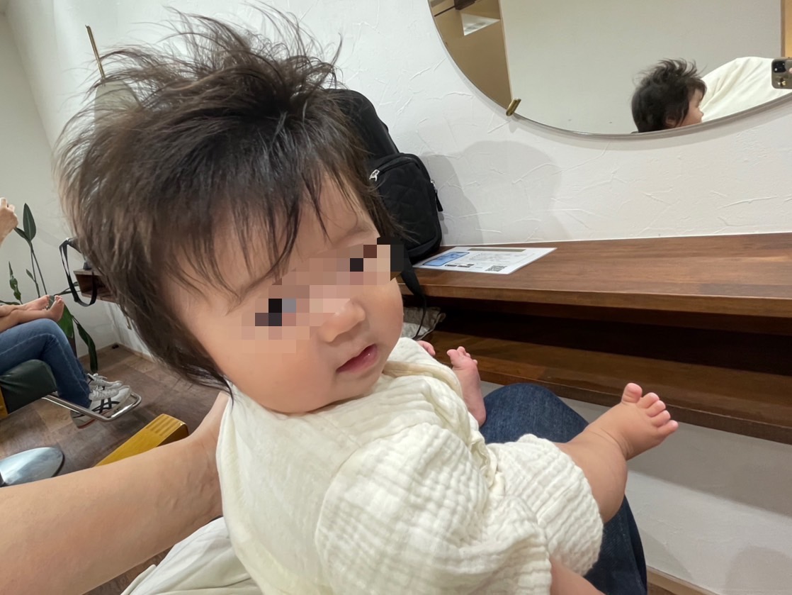 毛量が多い赤ちゃん
