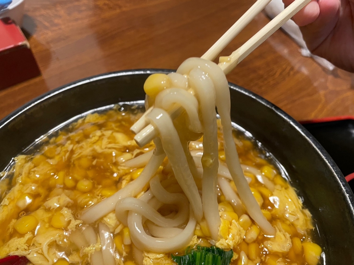 相葉マナブでも紹介されたうどんの名店・岡崎大正庵釜春の人気メニューもろこし