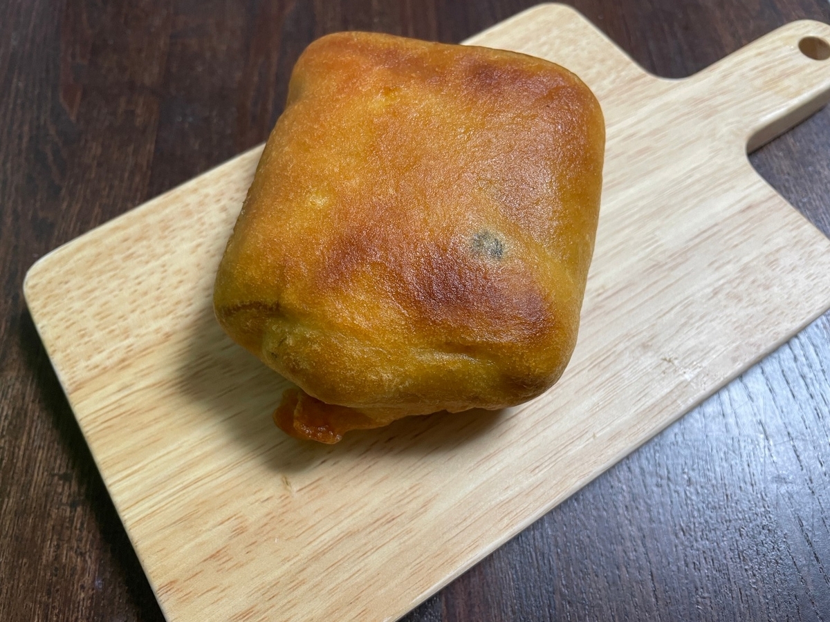 知立のおすすめスイーツ、名物大あんまきで有名な藤田屋のあんまき（天ぷら）