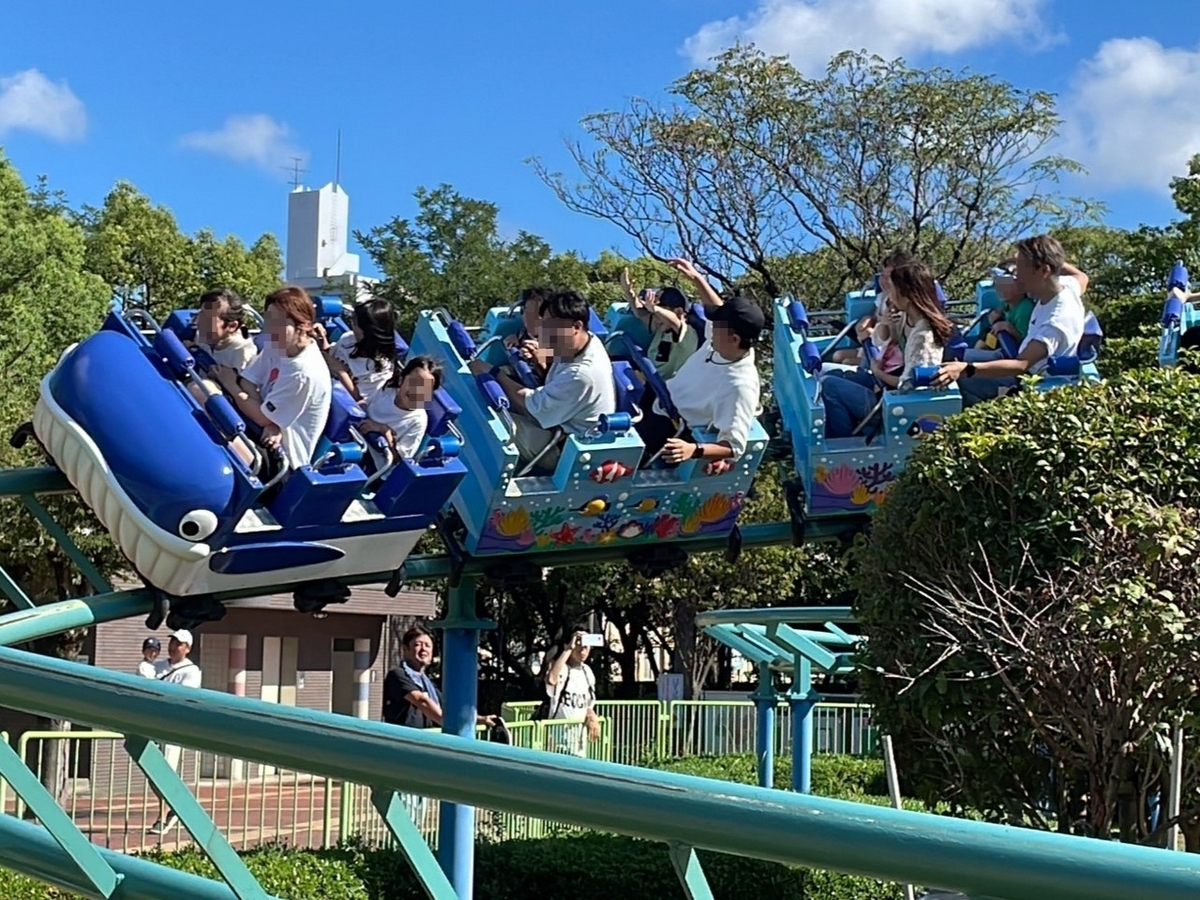 赤ちゃんや子ども連れに人気の愛知県碧南市にある明石公園の3歳から乗れるキッズコースター