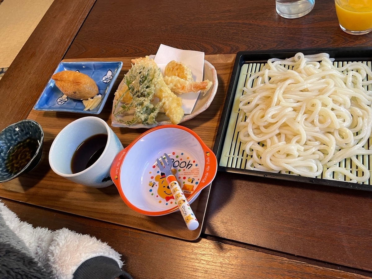 愛知県南知多町にある赤ちゃんや子ども連れでランチができるそば処ともえ庵のお子様ランチ