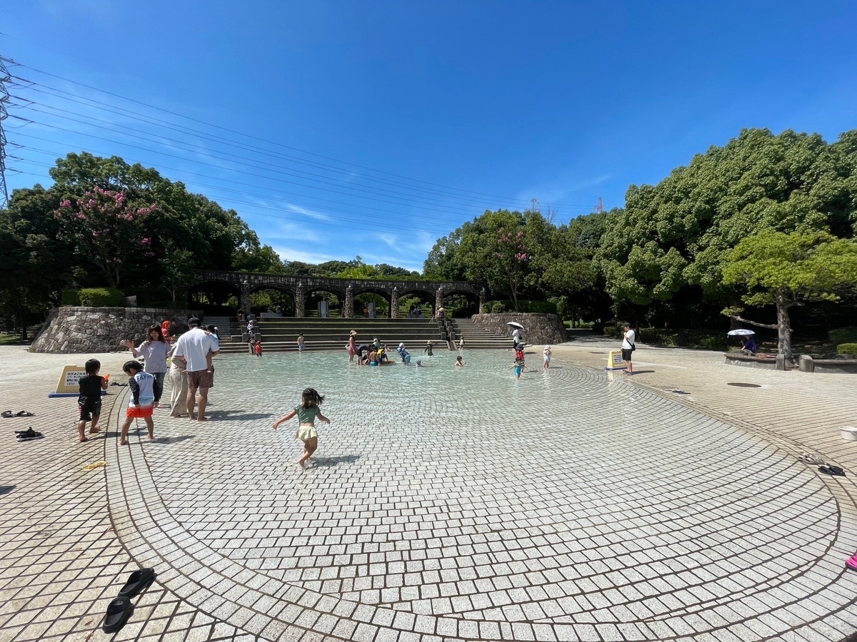 愛知の水遊びスポット｜愛知県大府市に大府みどり公園のじゃぶじゃぶ池