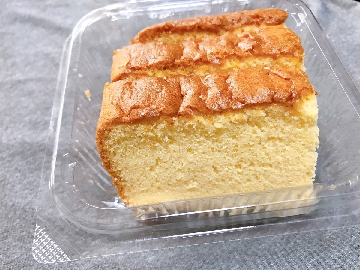 岐阜市黒野にあるPS純金でもとりあげられたスイーツが絶品のスーパー「ハイショップふじた」のカステラ