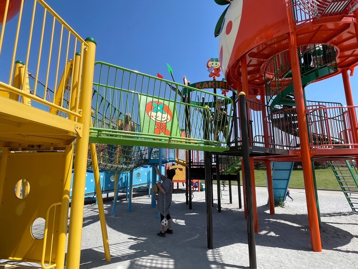 岐阜県瑞穂市の子どもの遊び場|遊具が豊富な公園・サンコーパレットパークの全体