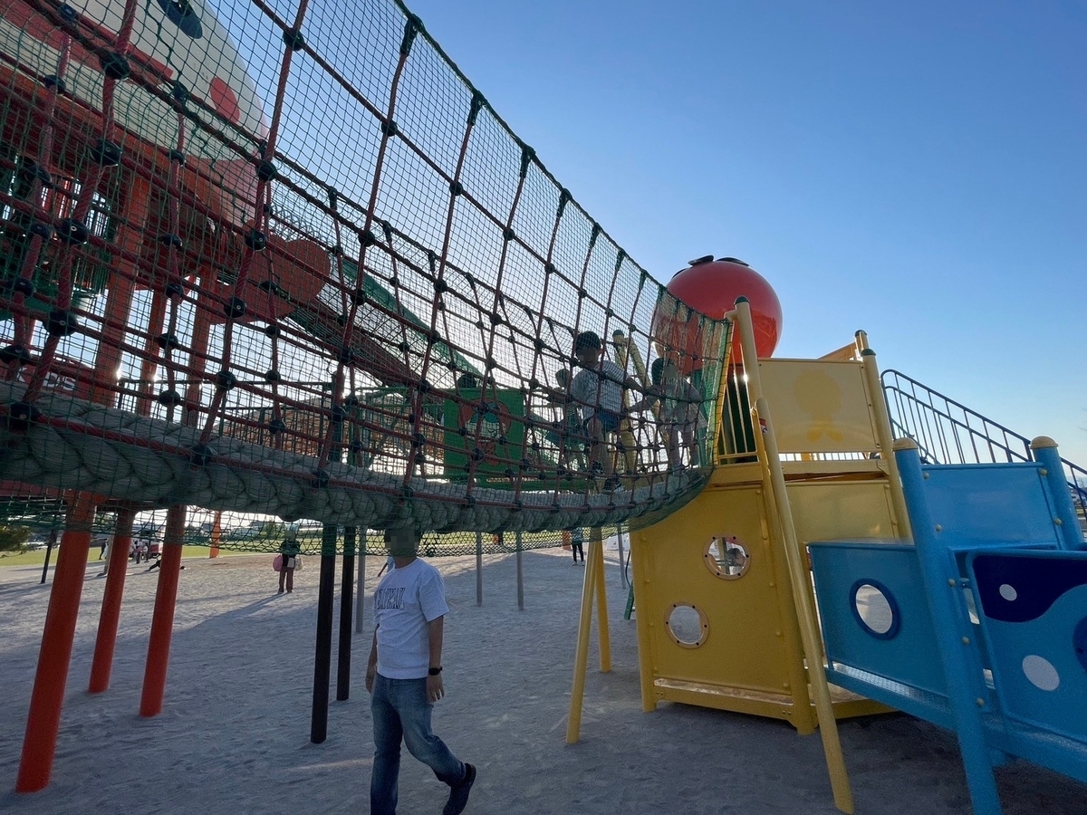 岐阜県瑞穂市の子どもの遊び場|遊具が豊富な公園・サンコーパレットパークの複合遊具