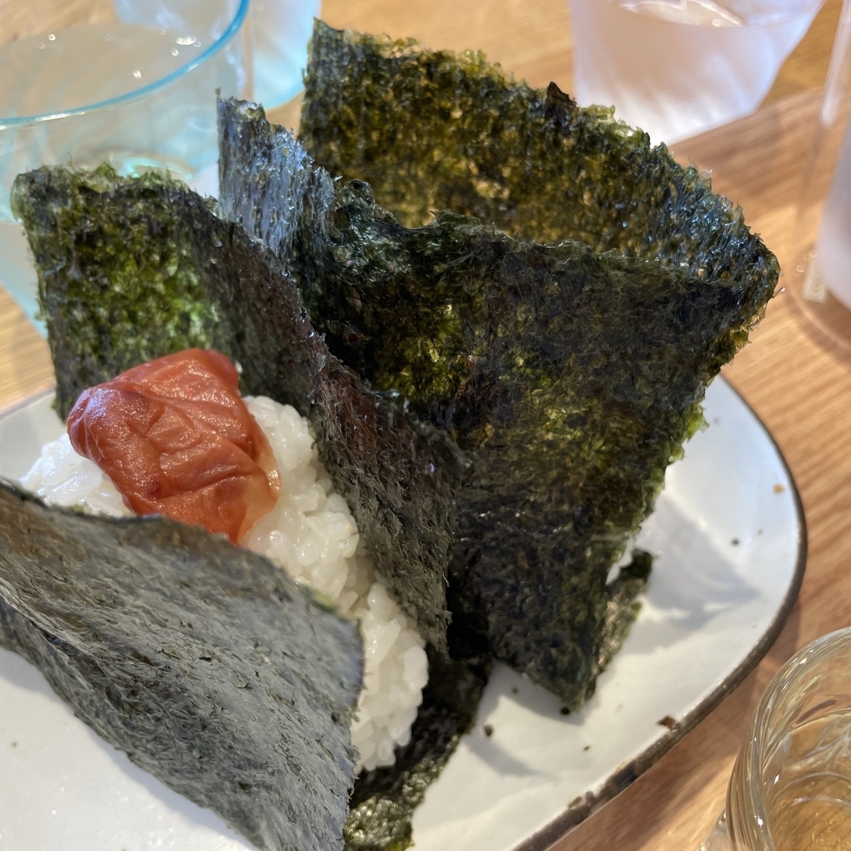 赤ちゃんや子どもと行ける東海市のユウナル東海にあるカフェ「くらそっと」のおむすびランチ