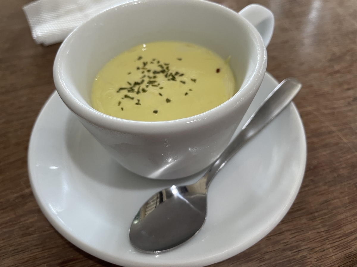 子連れランチ｜愛知県高浜市にある赤ちゃんや子ども連れで行けるランチESCAFEのランチスープ