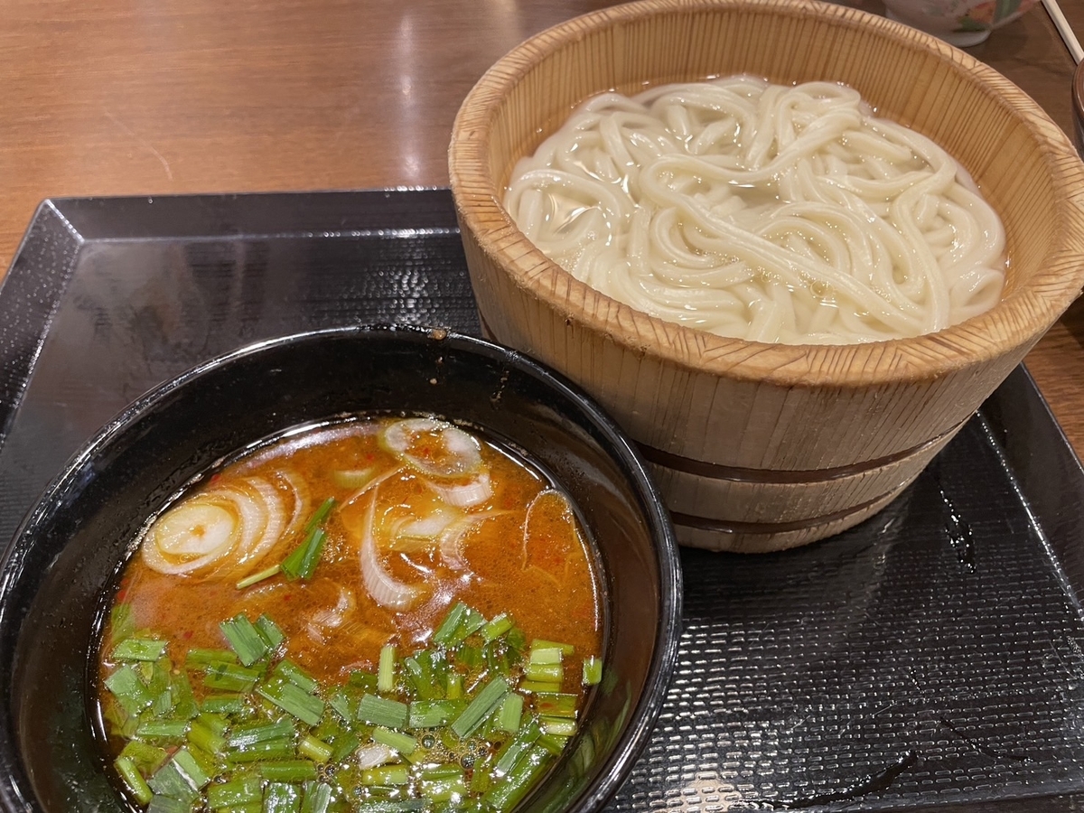 丸亀製麺「わがまち釜揚げうどん47」愛知県の名古屋台湾つけ汁