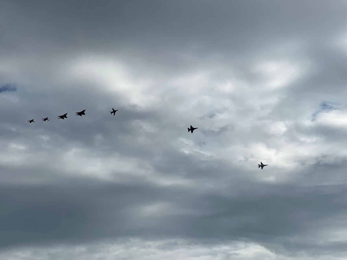 自衛隊岐阜基地で行われた岐阜基地航空祭の飛行展示