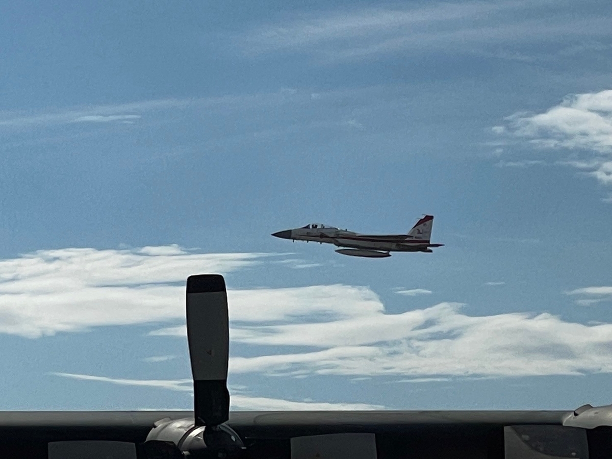 自衛隊岐阜基地で行われた岐阜基地航空祭2024の戦闘機