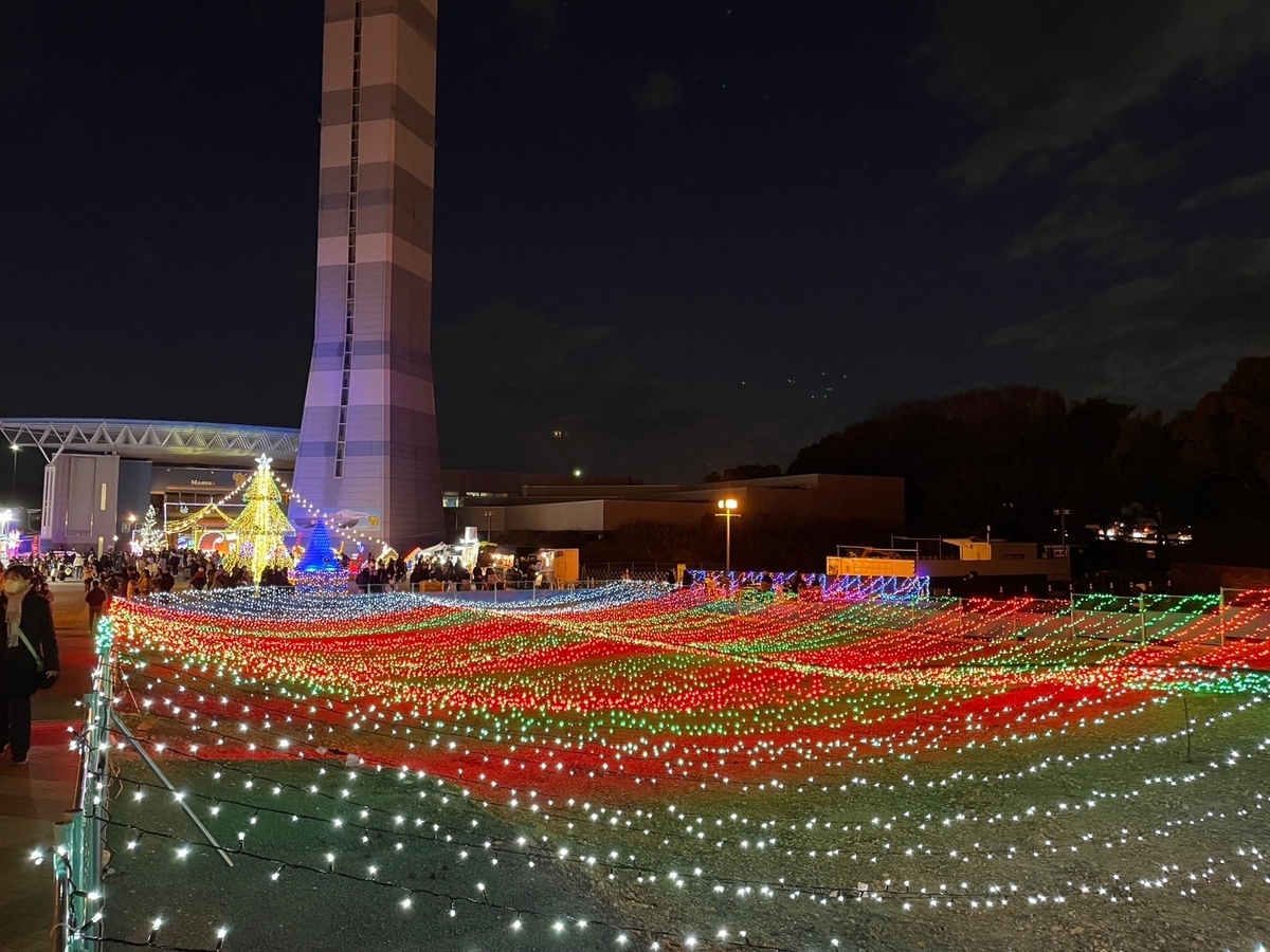 入園無料のイルミネーション｜岐阜県海津市にある木曽三川公園のウィンターイルミネーション2024