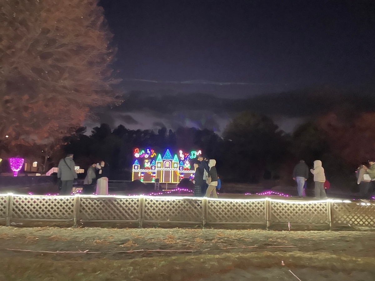 入園無料のイルミネーション｜岐阜県海津市にある木曽三川公園のウィンターイルミネーション2024