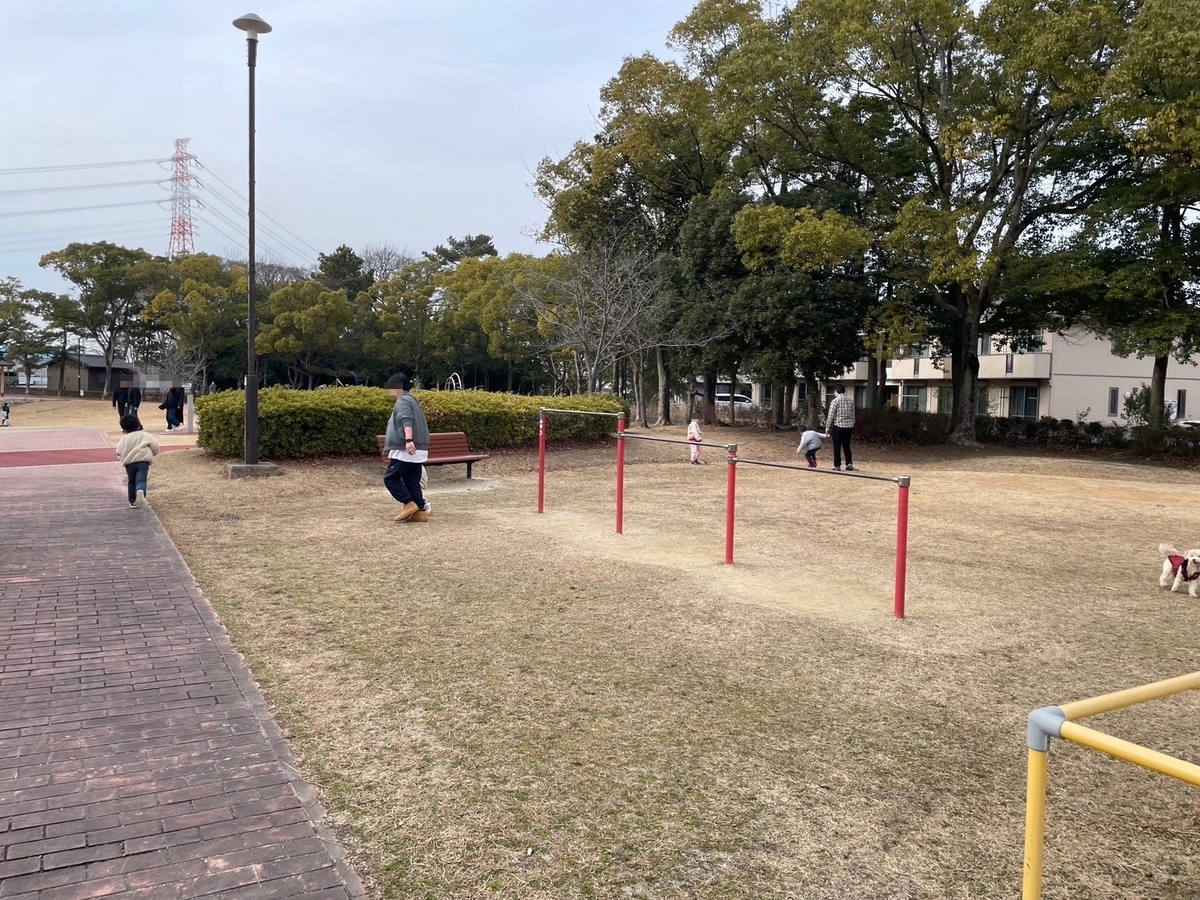 子どもの遊び場|愛知県刈谷市にある日高公園の鉄棒