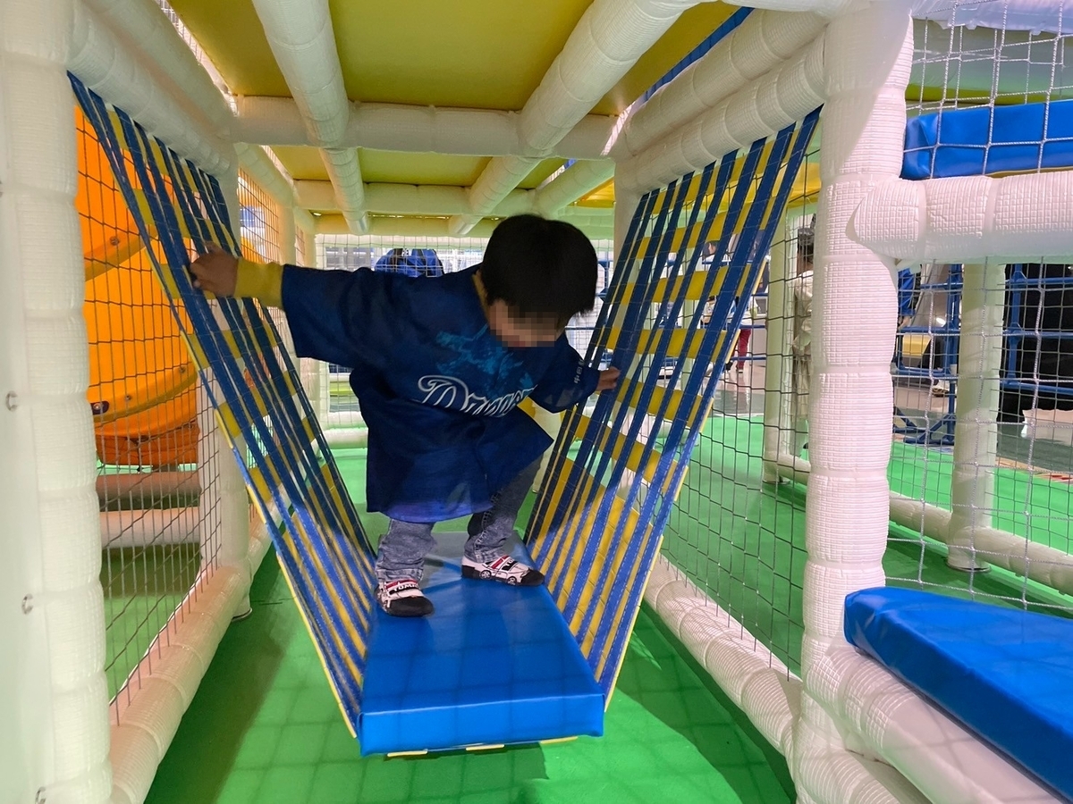 バンテリンドーム(ナゴヤドーム)のドラゴンズワールドにあるキッズエリアの遊具未就学児用
