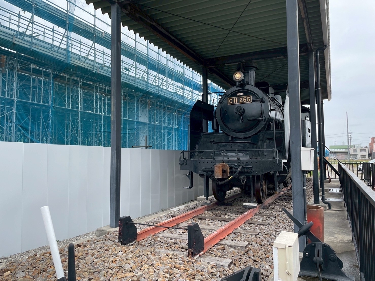 子どもとおでかけ｜JR半田駅にある半田市鉄道資料館のC11265蒸気機関車（SL）