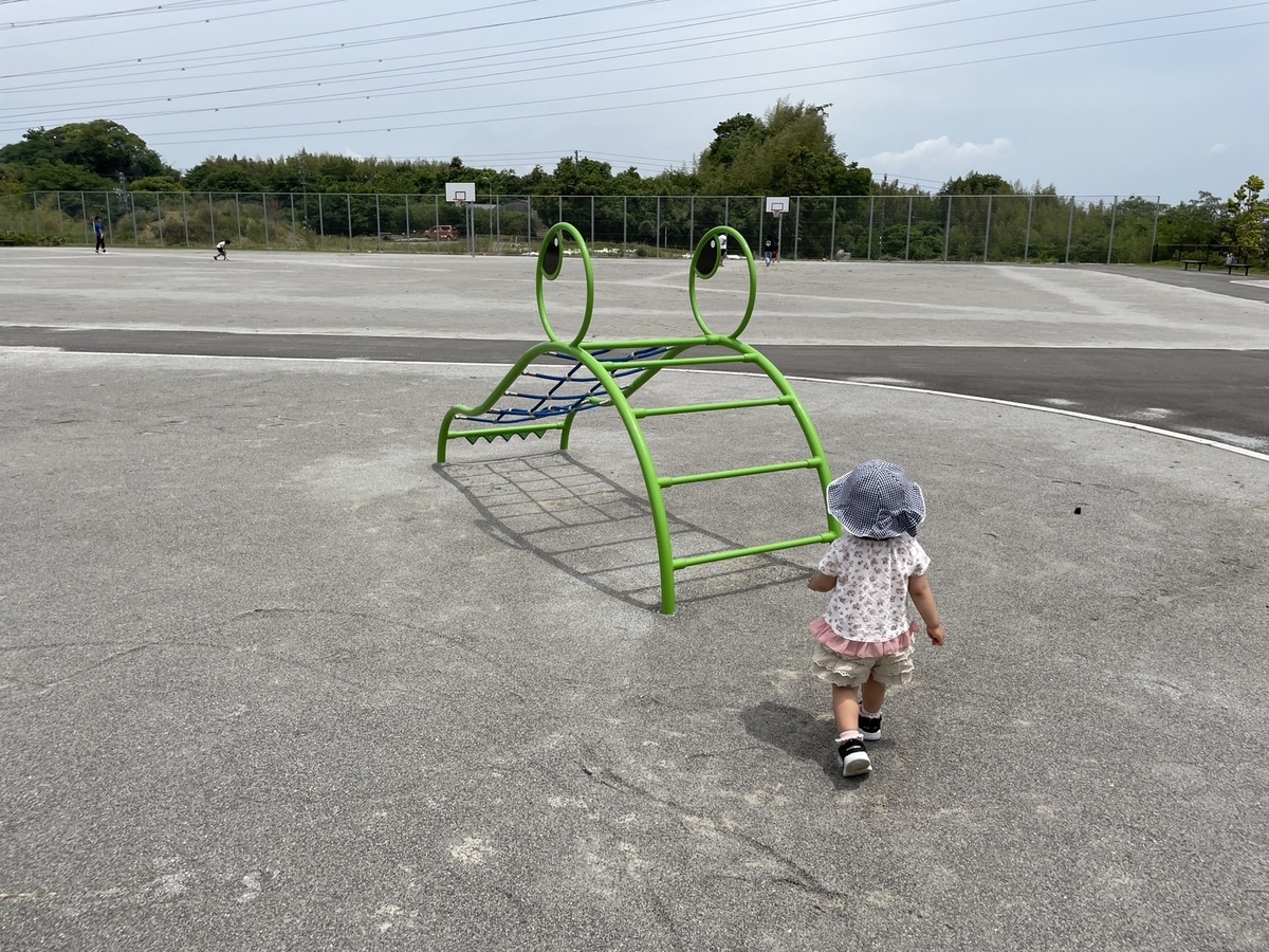 子どもの遊び場|知多市長浦ICのオークワ近くにあるかぜの丘公園のワニさんネット