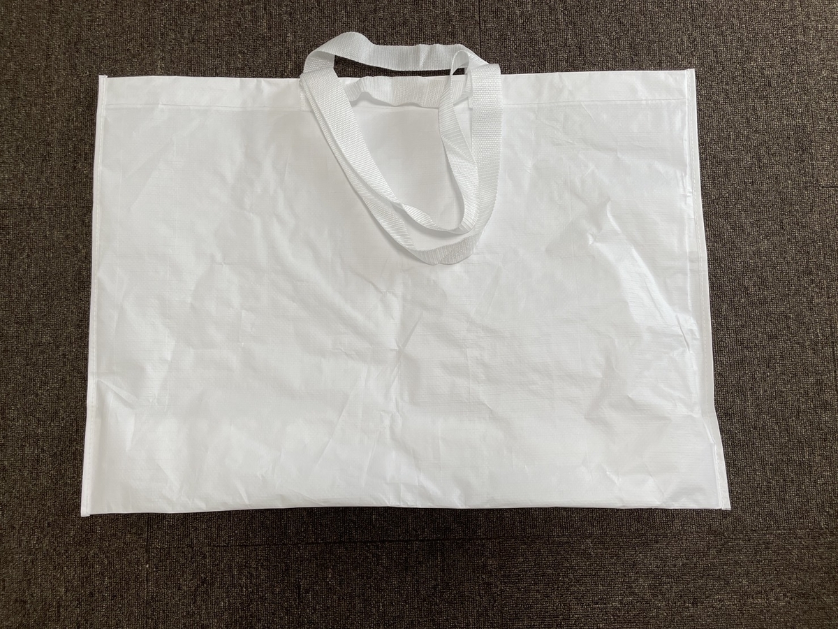 要らなくなったら返金してもらえる無印良品のシェアバッグ「再生ポリプロピレンバッグ」