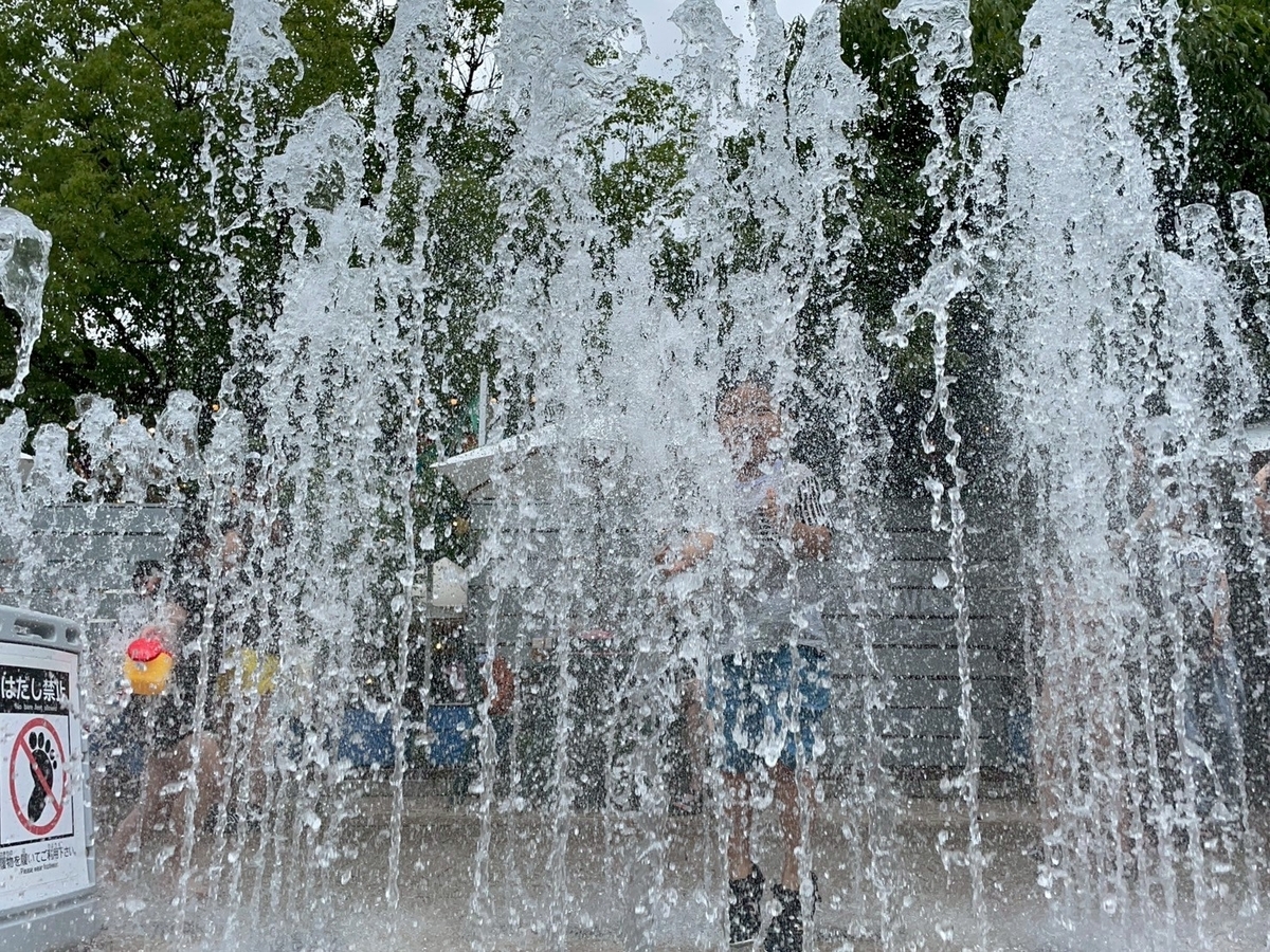 子どもの遊び場｜水遊びが楽しい岐阜県各務原市のオアシスパーク水遊びの噴水