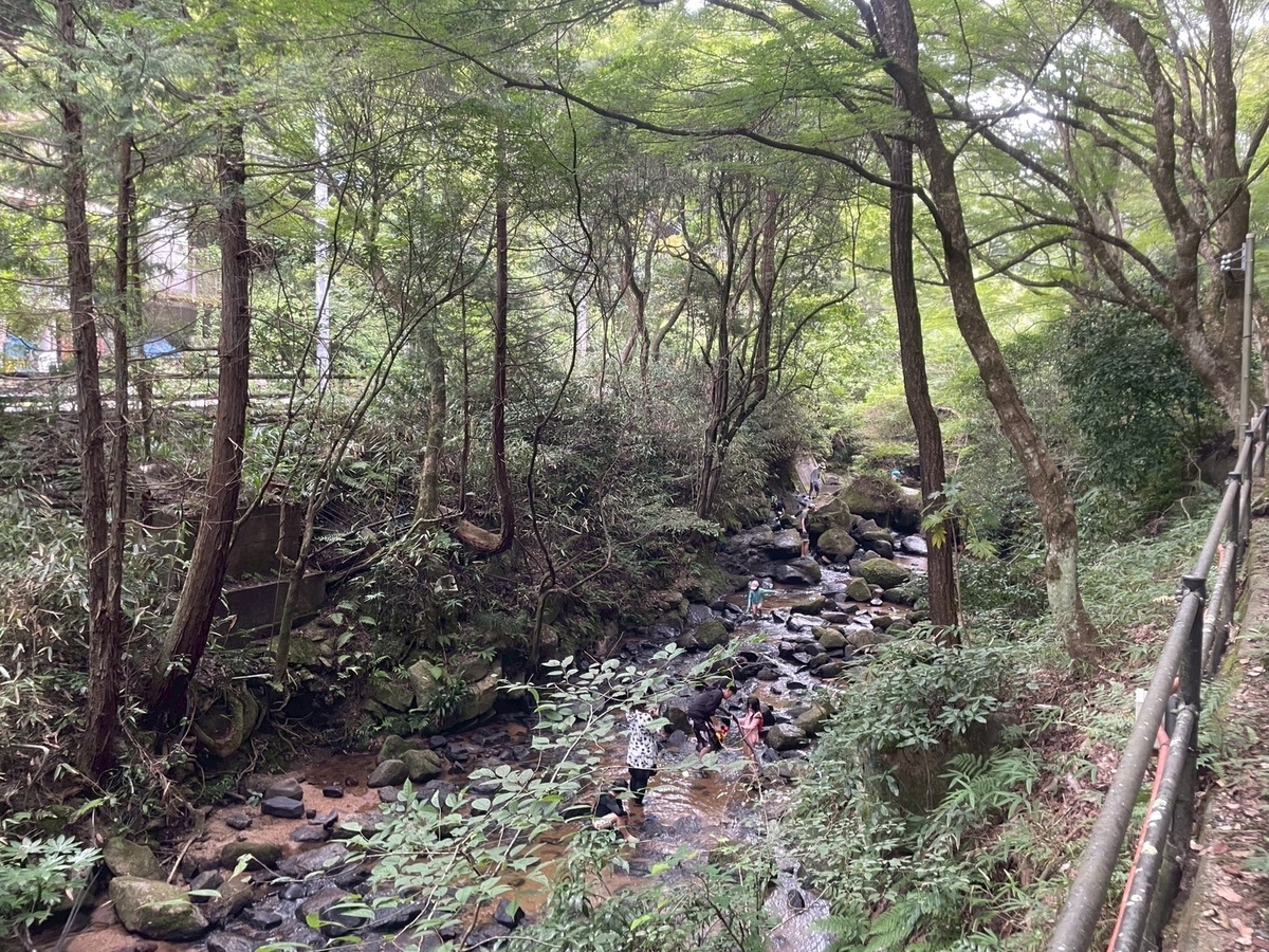 子どもの遊び場｜愛知県瀬戸市にある愛知高原国定公園・岩屋堂公園内にある天然プール（じゃぶじゃぶ池）に上流