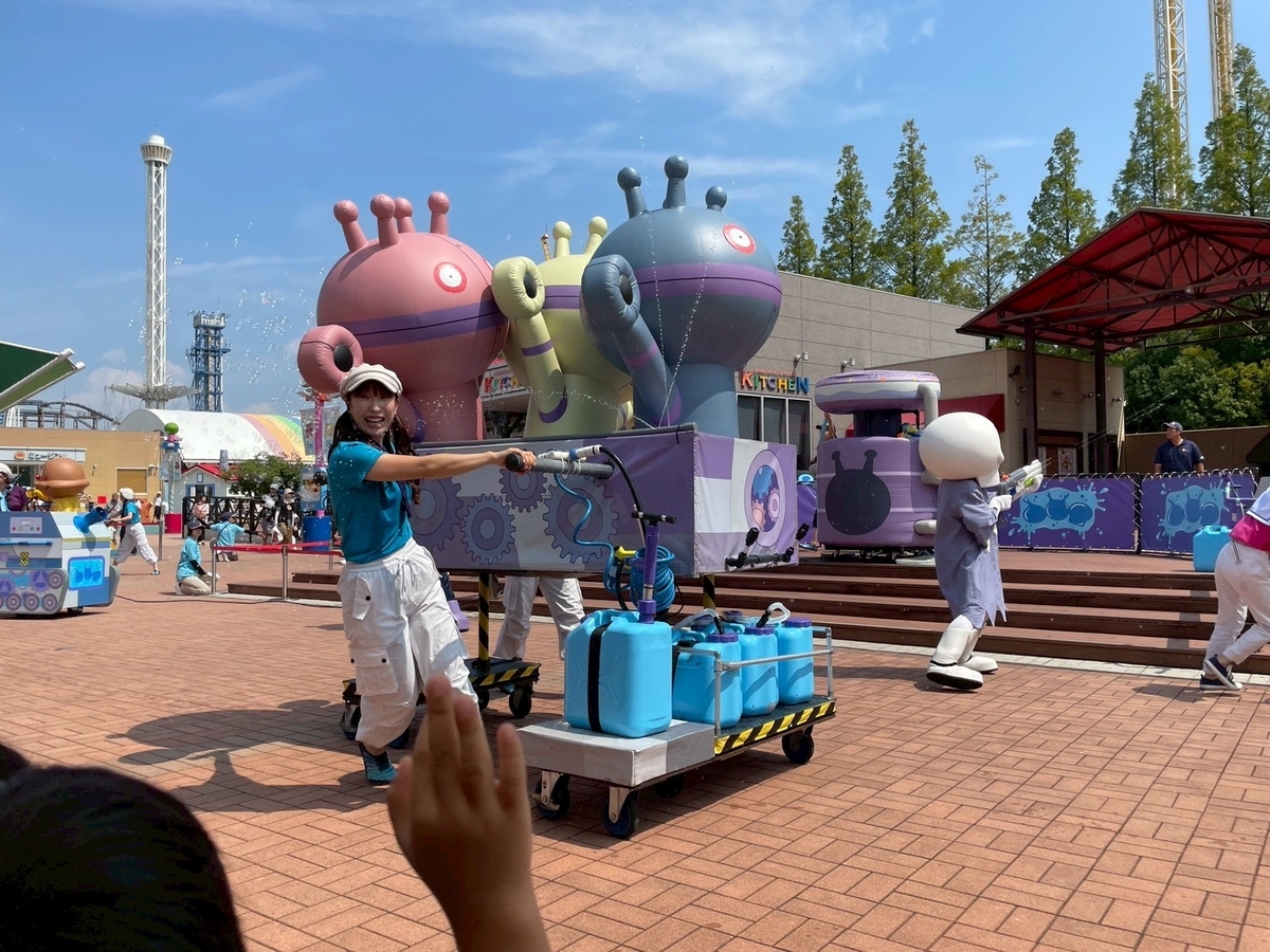 水かけパレードが人気の夏の名古屋アンパンマンこどもミュージアム体験記｜ばいきんまんのイタズラみずてっぽう！オン パレ～ド！