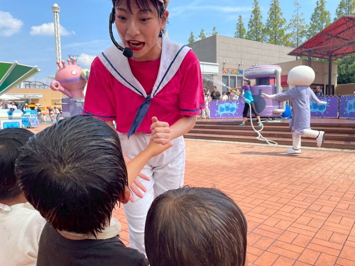 水かけパレードが人気の夏の名古屋アンパンマンこどもミュージアム体験記｜ばいきんまんのイタズラみずてっぽう！オン パレ～ド！の最後