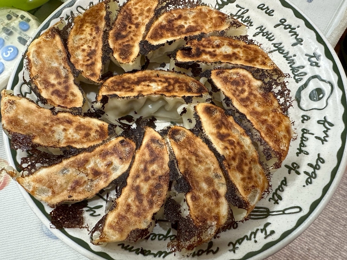 道の駅どんぐりの里いなぶで購入したいなぶの菊芋入り餃子
