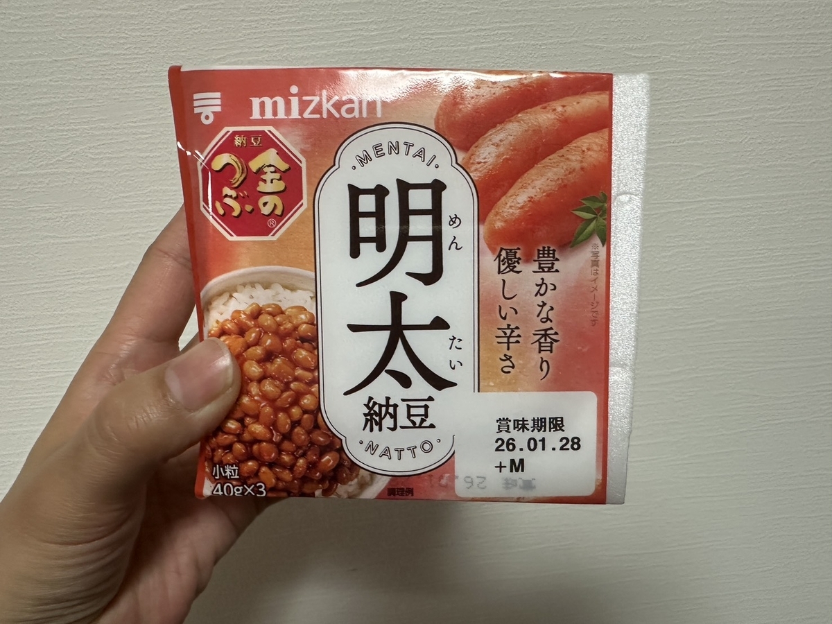 金の粒　明太子納豆
