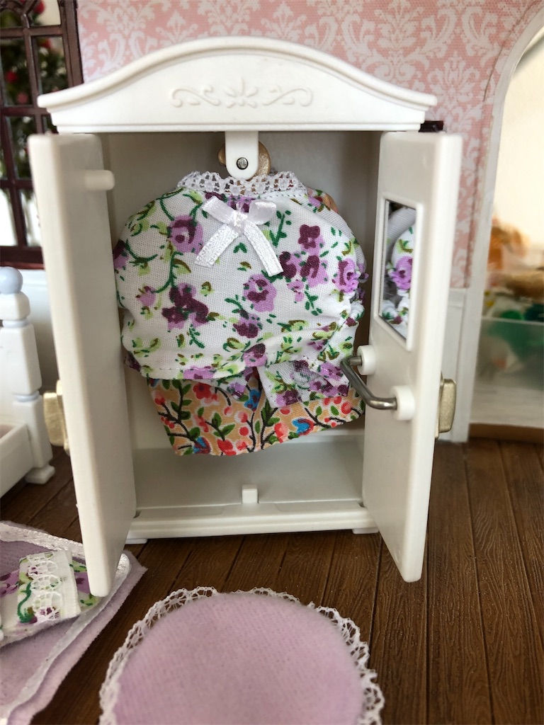 ラベンダーベッドルームセット海外版 floral bedroom 開封