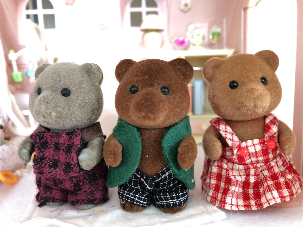 クマの違い。マーマレードクマ UK版とか - 森の住人