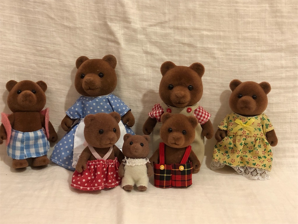 海外版】ブラウンクマファミリー Flair版 - 森の住人