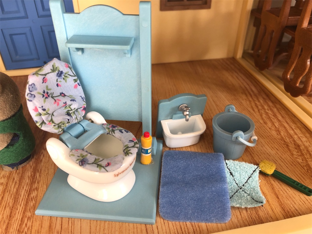 シルバニアファミリー さわやかバスルーム ＋ すやかベヒールーム