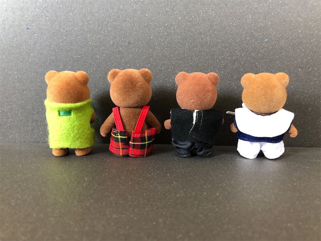 初期顔クマの比較 - 森の住人