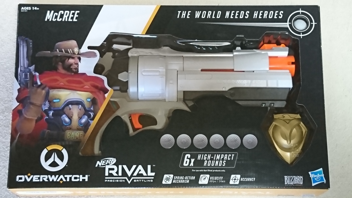 ナーフ ライバル オーバーウォッチ マクリーブラスター を買ってミタ