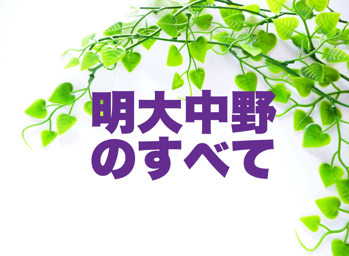 明治大学付属中野中学校のすべて 明大中野 中学受験社会のブログ