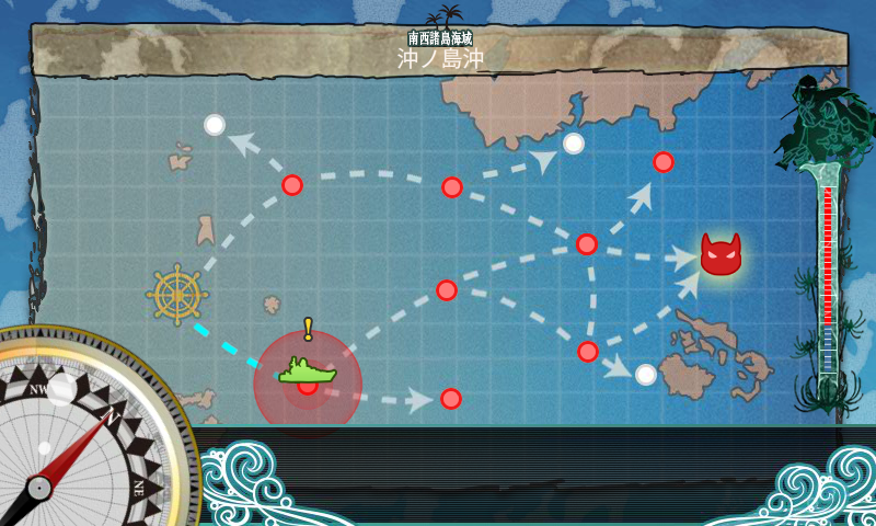 艦これ どうしても勲章が欲しいので2 5 沖ノ島沖戦闘哨戒 であれこれ試してみた 中央ルート編 Eo攻略 めきょさんのブログ