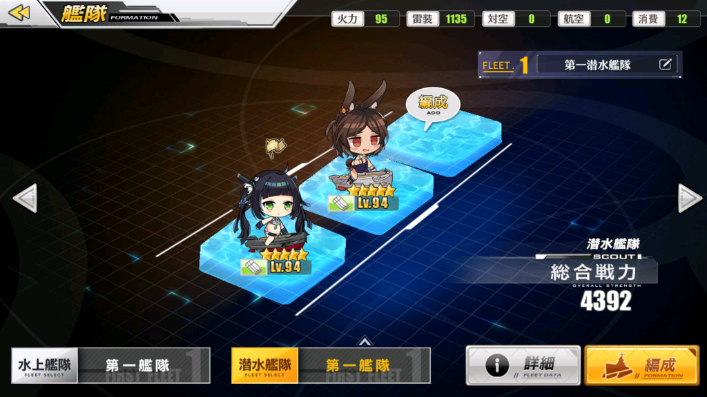 アズレンの潜水艦の可能性について バナナの皮で滑る場所