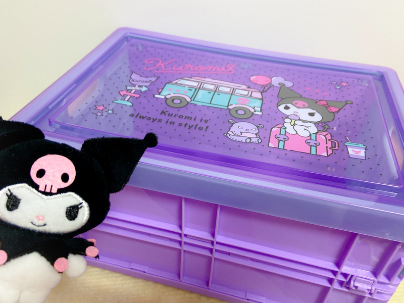 2点3333円♡新品♡クロミちゃん♡蓋付き収納ボックス Amazon.co.jp: サンリオ(SANRIO) サンリオ クロミ 折りたたみ
