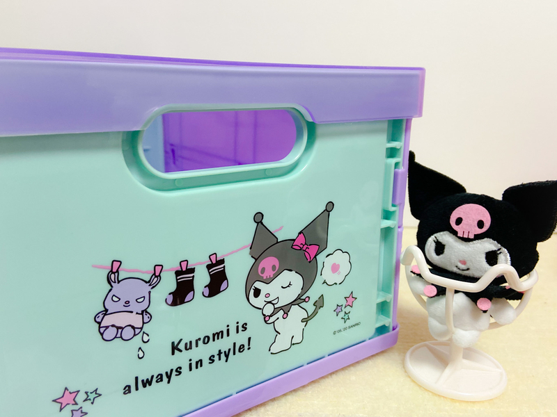 2点3333円♡新品♡クロミちゃん♡蓋付き収納ボックス クロミ フタ付き収納ボックス アベイル クロミ20周年 真夜中