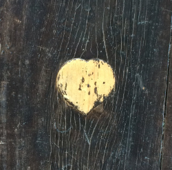 ハート1の埋め木