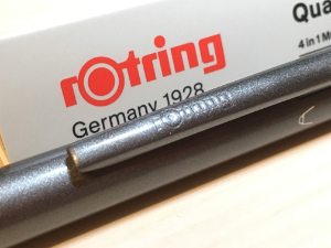 rotring PKGと本体ロゴ