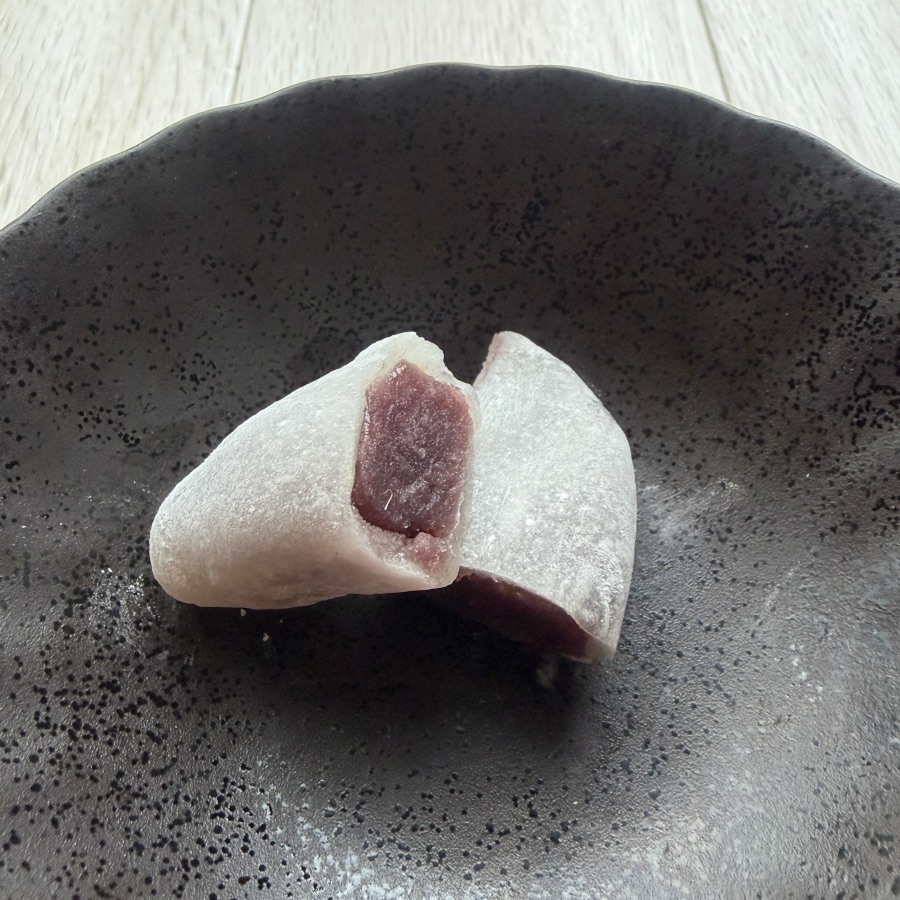走井餅の断面