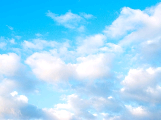 画像　青空　雲　晴天　写真