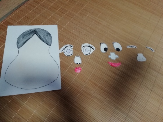 季節外れの福笑いに挑戦 Mecchiのほのぼの生活 季節外れの福笑いに挑戦 Mecchiのほのぼの生活
