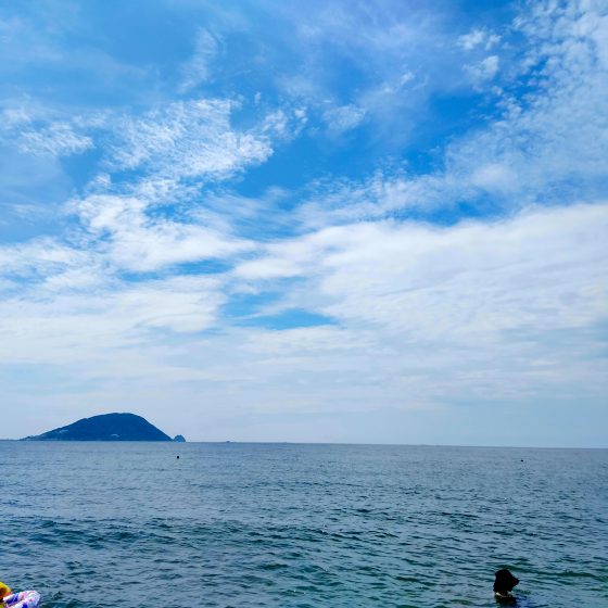 海　海水浴　志賀島　写真　画像