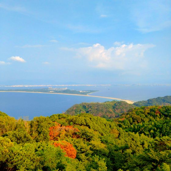 展望台　海の中道　写真　画像　海　福岡県　潮見公園展望台